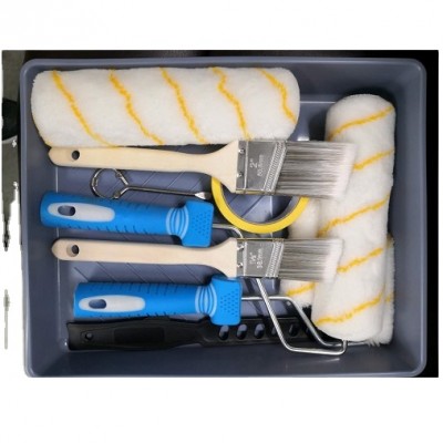 Economical Painting Brush 9" Tray With Roller Set