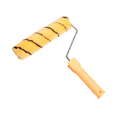 Wall decorating tool spiral flexible plastic handle painting acrylic roller brushes