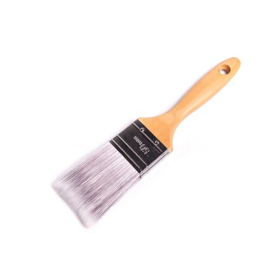 Eco-friendly industrial wooden handle 50mm round wall painting brush paint